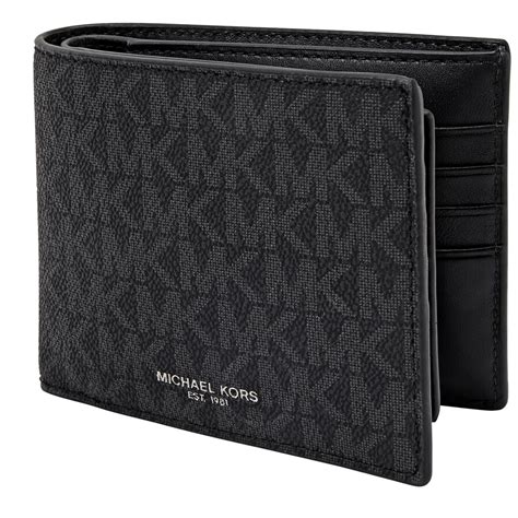 michel kors long men's wallet.